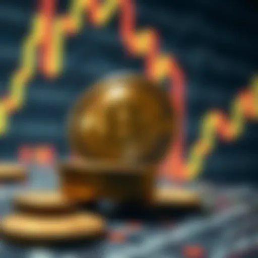 Conceptual illustration of crypto futures market dynamics