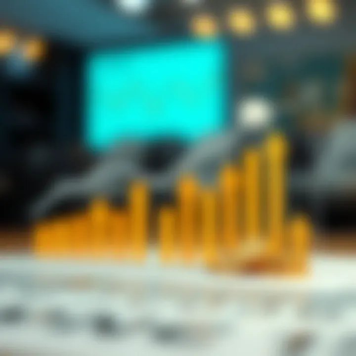 Chart showcasing market volatility effects on cryptocurrency transfers