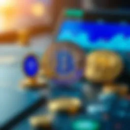 Visual representation of cryptocurrency transfer mechanisms