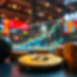 A visualization of cryptocurrency market trends