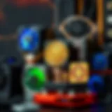 Diverse cryptocurrency miners showcasing various designs