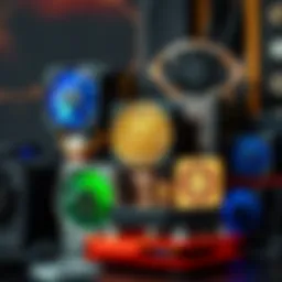 Diverse cryptocurrency miners showcasing various designs