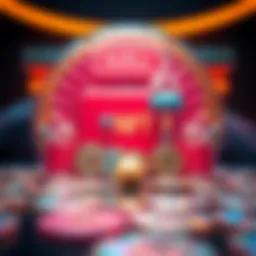 Visual representation of NFT art with digital tokens