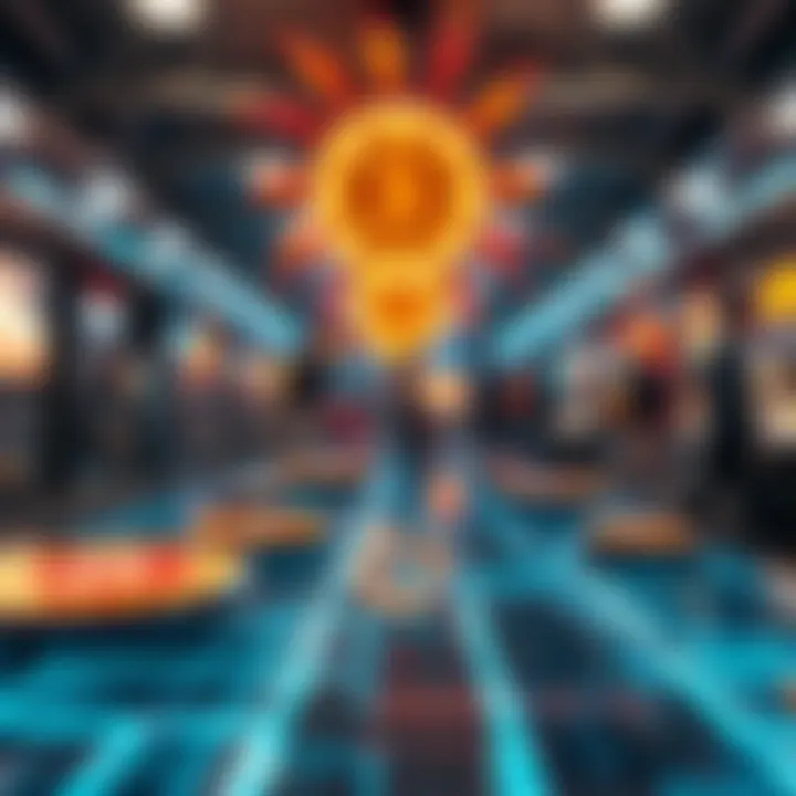 Digital art showcasing NFT features