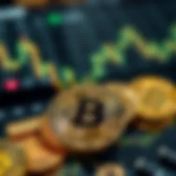 Conceptual representation of regulatory influence on cryptocurrency markets