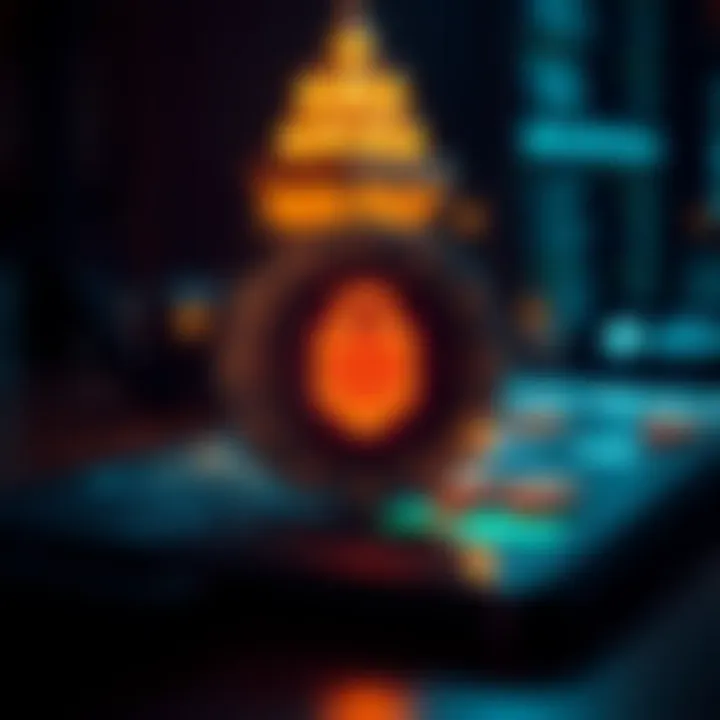 Illustration of secure blockchain transactions