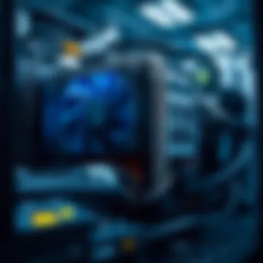 Cooling System for Cryptocurrency Mining A diagram depicting the cooling system necessary for optimal rig performance.