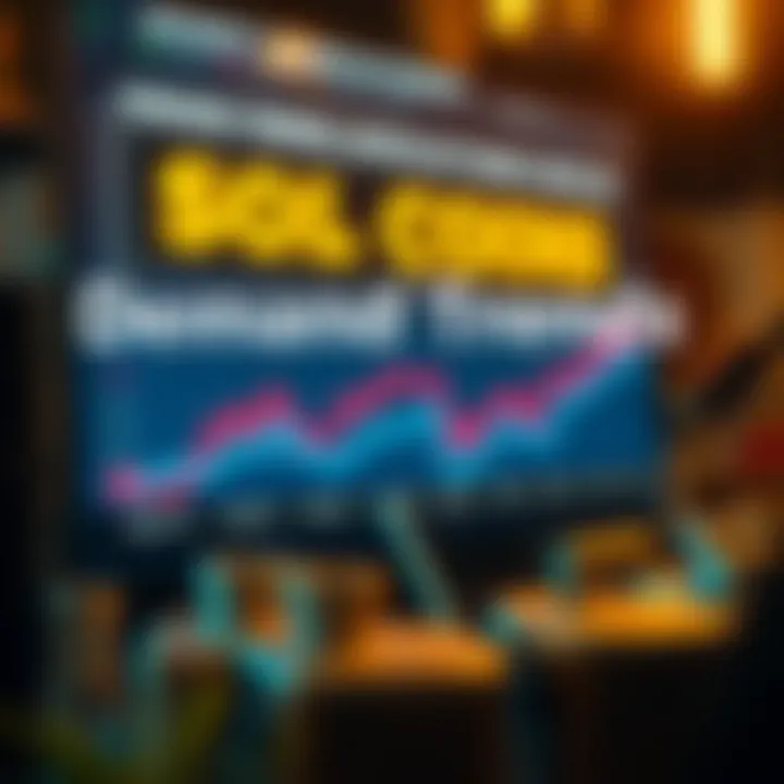 Infographic on demand trends for SOL coin