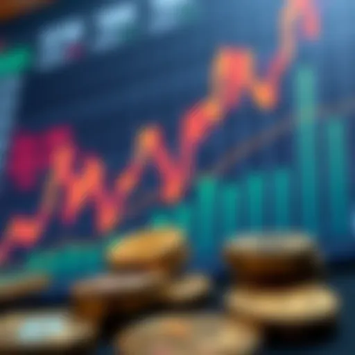 Graph illustrating the rise of cryptocurrency markets