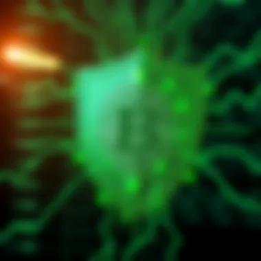 Ensuring Security in Cryptocurrency Transactions at TD Ameritrade Secure transaction shield representing safety in crypto trading