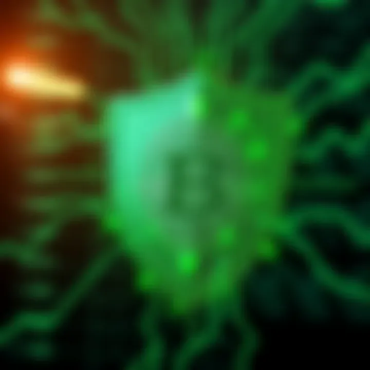 Ensuring Security in Cryptocurrency Transactions at TD Ameritrade Secure transaction shield representing safety in crypto trading