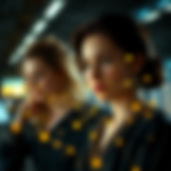 The Intersection of Gender and Technology An abstract representation of gender and technology in finance