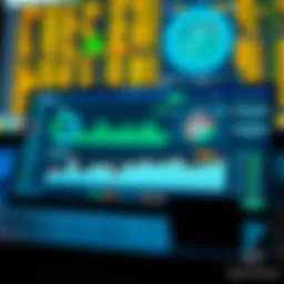 An overview of a cryptocurrency portfolio dashboard