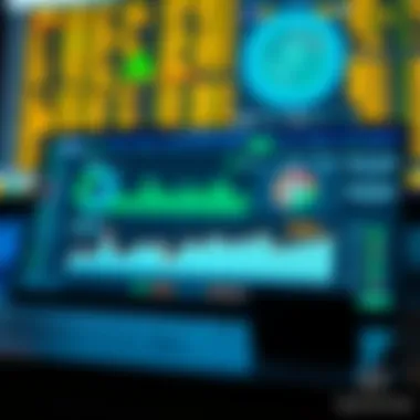 An overview of a cryptocurrency portfolio dashboard