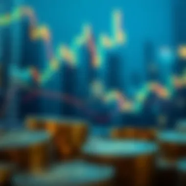 Visual representation of key metrics in crypto markets