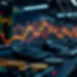 Illustration of cryptocurrency exchange platforms