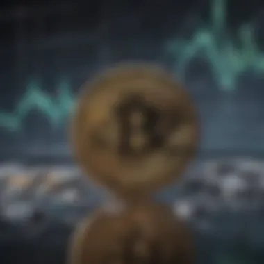 Decentralized Finance Cryptocurrency Growth Graph illustrating the rise of decentralized finance cryptocurrencies