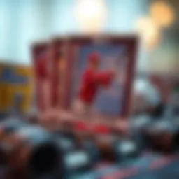 A digital representation of Topps NFT cards showcasing their unique designs