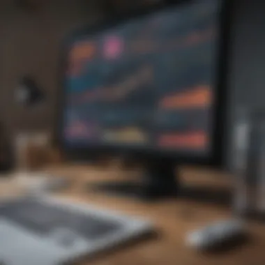 Analyzing Market Trends Traders analyzing stock charts and data