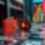 Graphical representation of cryptocurrency wallets and their connections