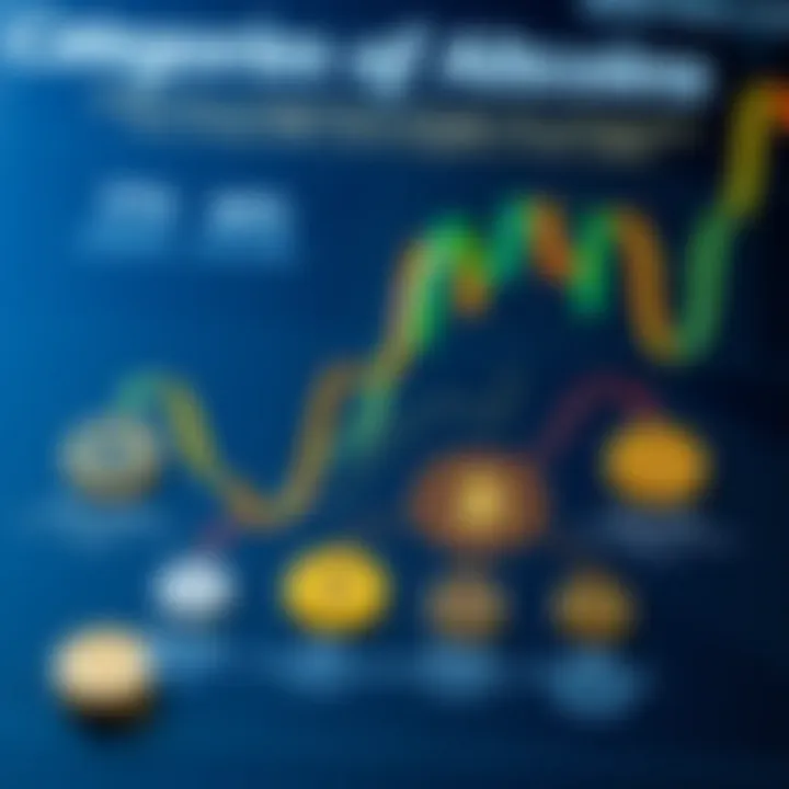 Categories of Altcoins Explained Infographic showing different categories of altcoins