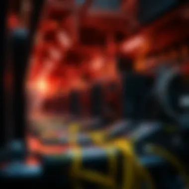 Cryptocurrency Mining Workflow Visual representation of the cryptocurrency mining process