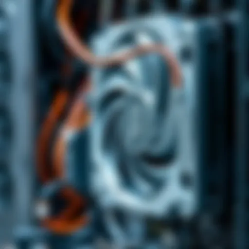 Components of an Antminer Detailed view of an Antminer showcasing its components