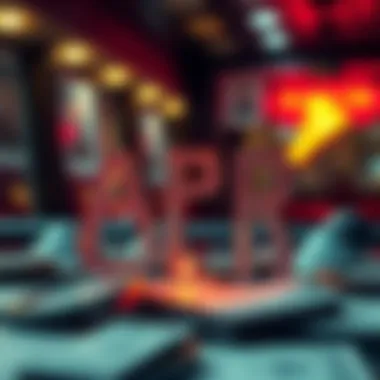 Illustration explaining the concept of APR in financial terms