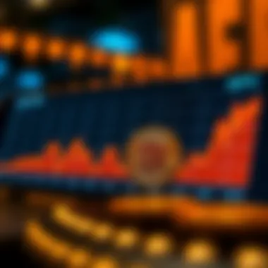 Graph showcasing the fluctuations of cryptocurrency APY over time