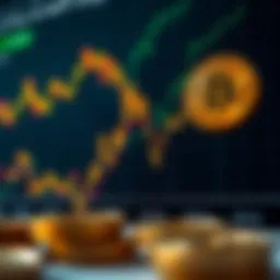 Graph showcasing Bitcoin price trends over time