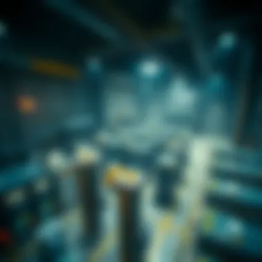 Aerial view of a large crypto mining facility in China.