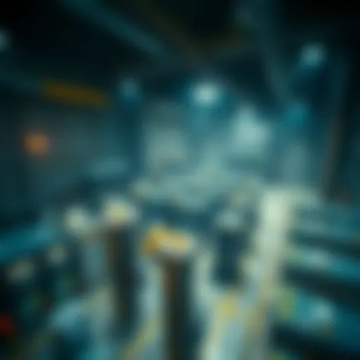 Aerial view of a large crypto mining facility in China.