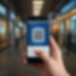 Visual representation of a Coinbase Wallet QR code