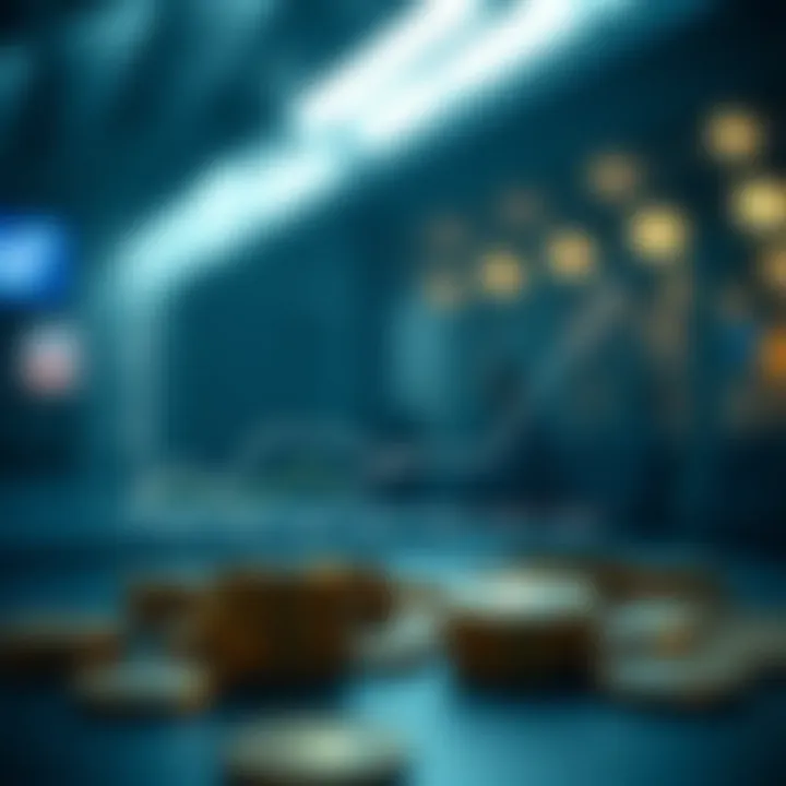 Graph illustrating the factors influencing crypto exchange interest rates