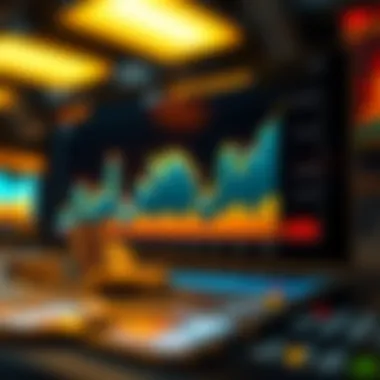 Graph showcasing market trends in cryptocurrency