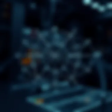 A visual representation of a DAO structure with interconnected nodes