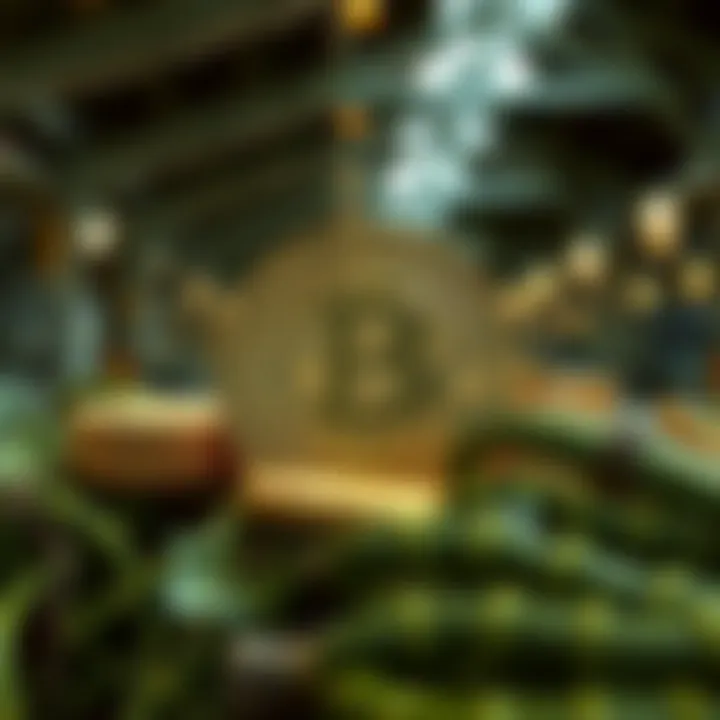 Illustration of technological advancements in the cryptocurrency sphere