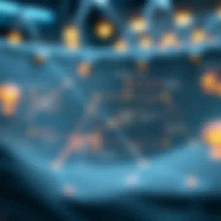 A detailed diagram showcasing the architecture of Hyperledger Fabric