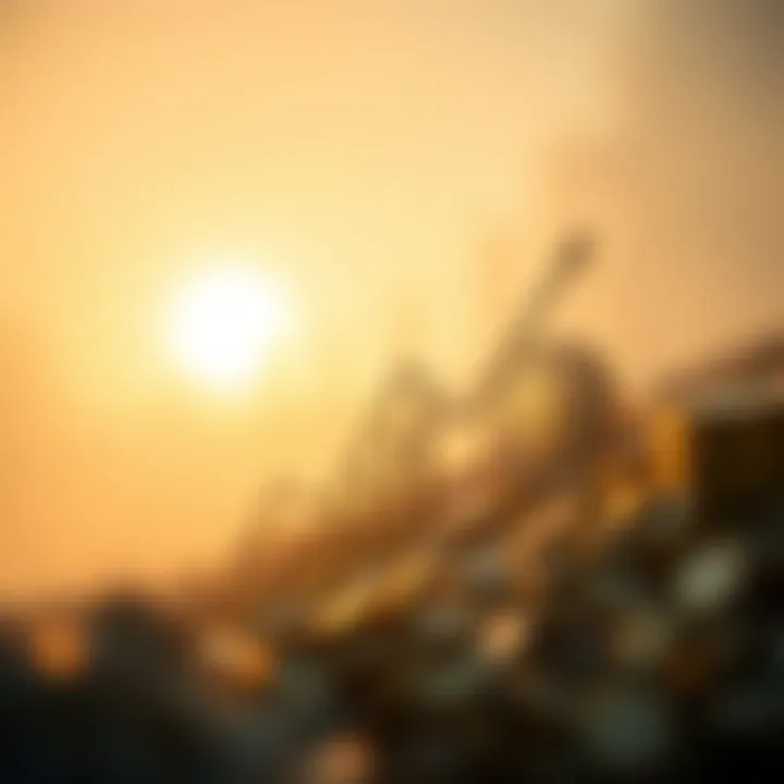 Inflation Trends and Asset Values Visual representation of inflation trends affecting asset values