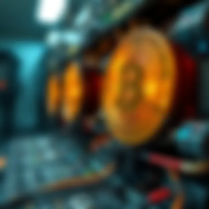 Visualization of network security advantages in merged mining