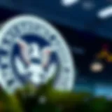 Illustration showcasing the SEC logo and investment advisory landscape