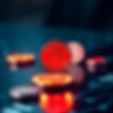 Abstract Representation of Space Tokens An abstract representation of space tokens in cryptocurrency