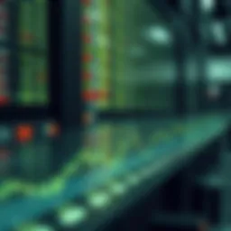 Conceptual illustration of stop limit orders in stock trading