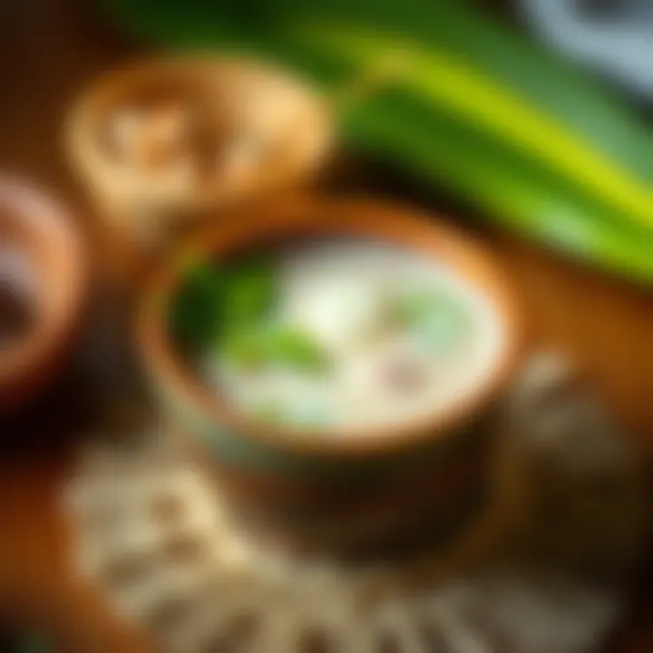 Traditional Kava Beverage A kava beverage served in a traditional bowl