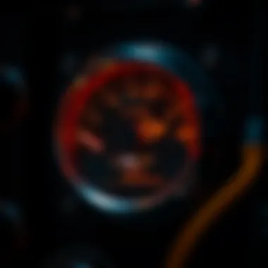 Electricity consumption in cryptocurrency mining illustrated by a meter reading