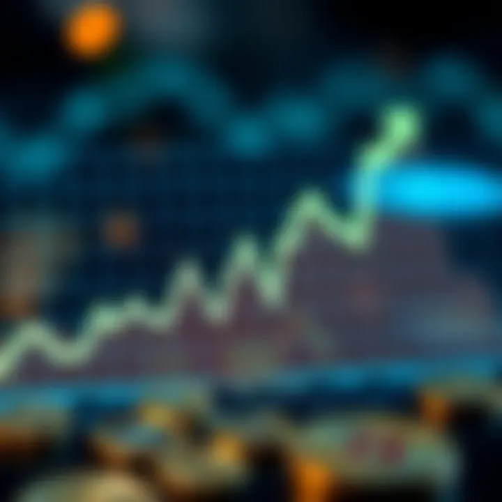 Graph depicting market fluctuations affecting cryptocurrency profitability