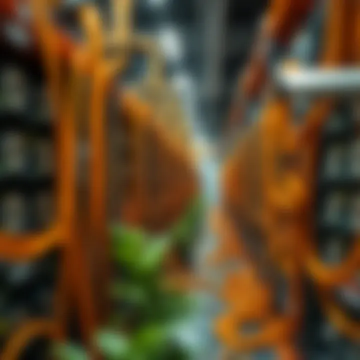 Visual representation of sustainability in cryptocurrency mining practices