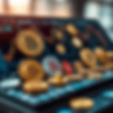 Diverse cryptocurrencies displayed on a digital platform