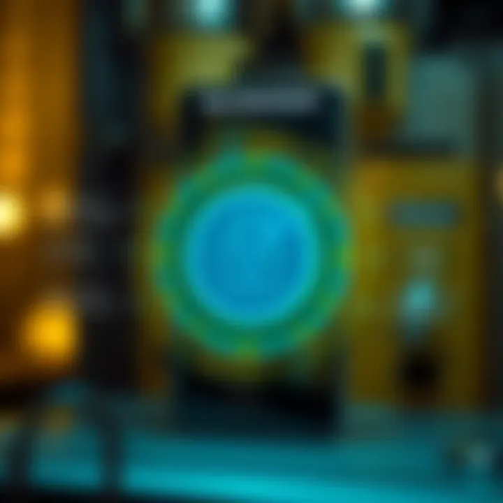 Security Features of Exodus Crypto App Visual representation of the security features within the Exodus app