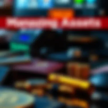 Managing Assets: Crypto and Traditional Finance Infographic on managing assets across crypto and traditional finance